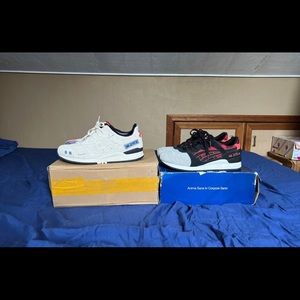 2 pair of asics gel lyte 3